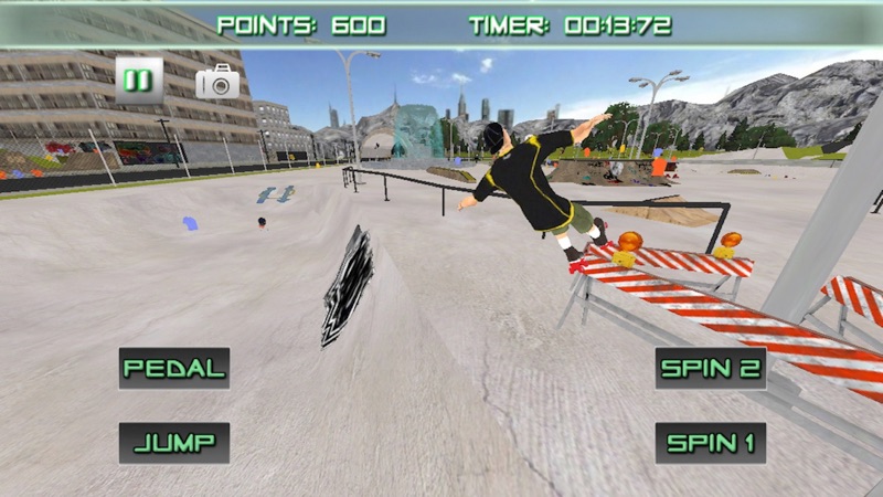 Roller Skating 3D Free Skate Action Board Game screenshot 5