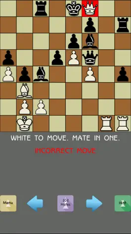 Game screenshot 202 Chess Mate In ONE - 101 Chess Puzzles FREE apk