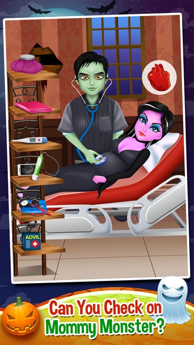 Screenshot #1 pour Mommy's Monster Pet Newborn Baby Doctor Salon - my new born spa care games!