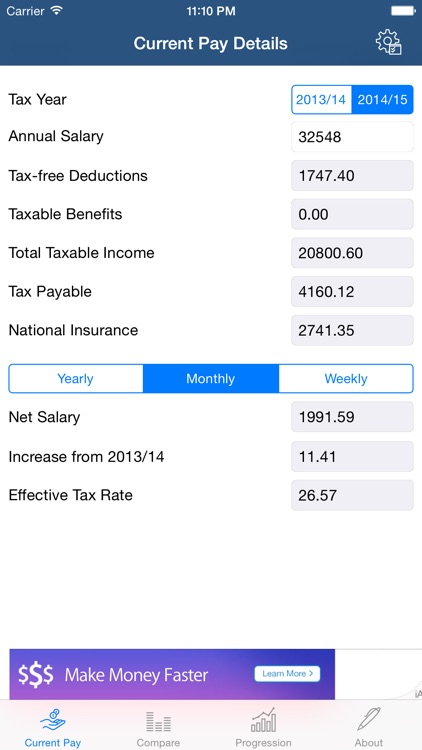 UK Tax & Salary Calculator RSU