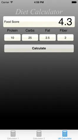 Game screenshot DietCalculator Free mod apk