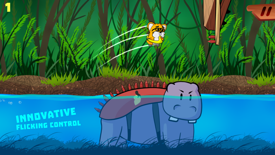 #4. Floaty Hamster: Hard Endless Platformer Game FREE (iOS) 由: Boris Mikic
