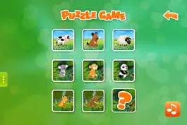 Game screenshot головоломка для детей - животные apk