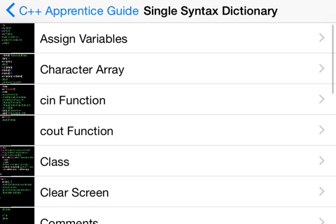 C++ Flashcards and Dictionary screenshot 2