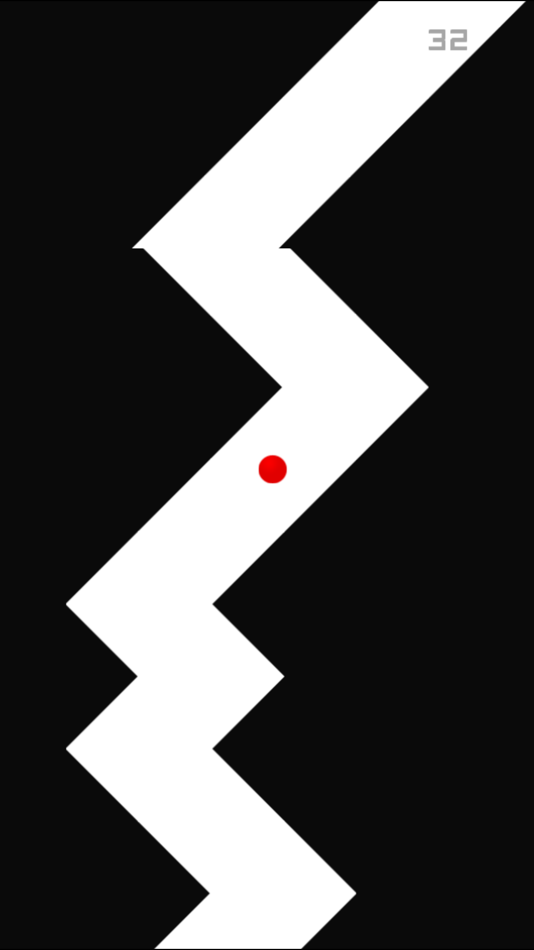 #2. ZigZag Line - Impossible Game (iOS) By: Hien Nguyen