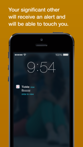 Tickle for loving couples: touch across distance screenshot