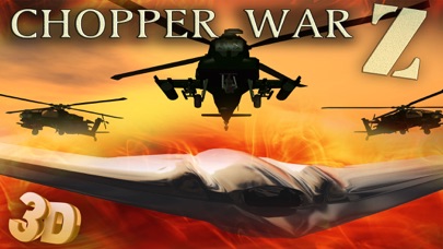 Screenshot #1 pour Chopper War Z 3D - aventures d'hélicoptères contre attaque extraterrestre