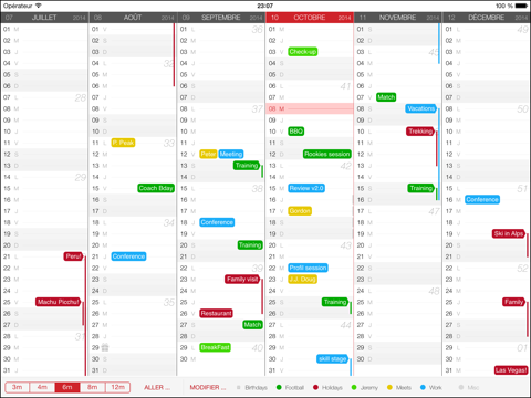 ManyMonths Calendar screenshot 2