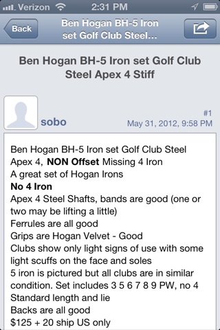 Golf Online Community screenshot 3