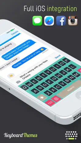 Game screenshot Keyboard Themes - Custom Color Keyboards & Font Style for iPhone & iPad (iOS 8 Edition) hack