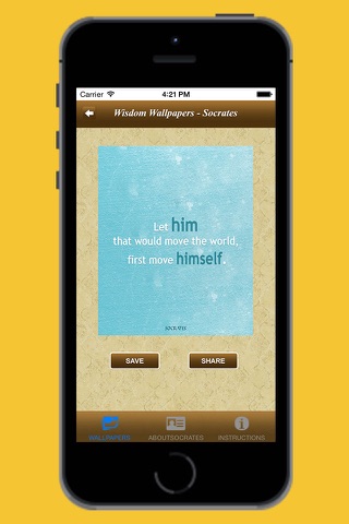 Wishdom Wallpapers-Socrates screenshot 3