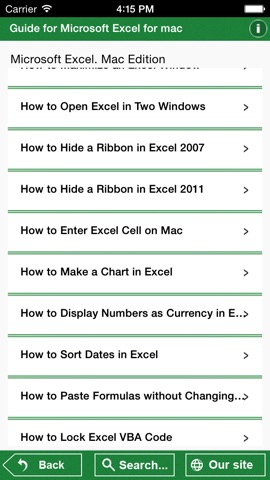 Mac用のMicrosoft Excelのためのガイドのおすすめ画像2