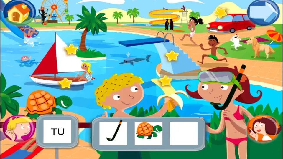 Capture d'écran de Jeux Pour Lire Avec Sami Et Julie Lite, Pour IPad sur iPhone 2