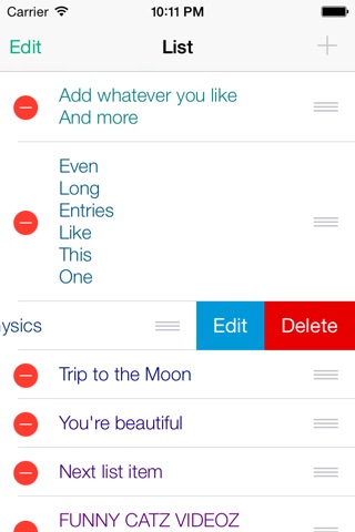 List - Simplest Single List App screenshot 3