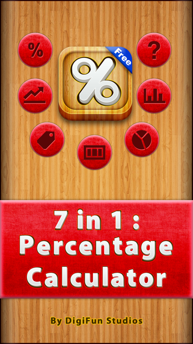 7 in 1 : Percentage Calculators Freeのおすすめ画像1