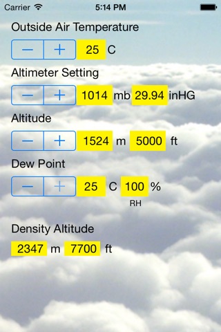 Density Altitude screenshot 2