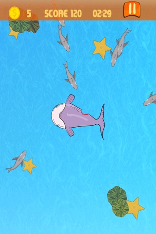 Great White Shark Feeding Frenzy On Weak Fish Free screenshot 3