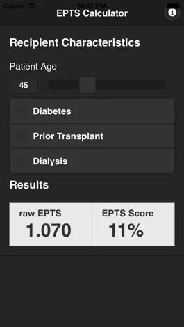 Game screenshot EPTS Calculator mod apk
