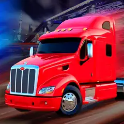 An Extreme Driving Monster Construction Truck Jump Race Simulator Game app icon