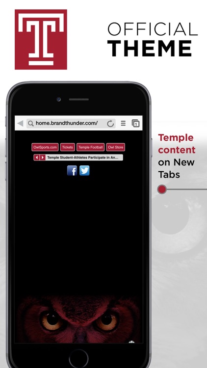 Temple Owls Web