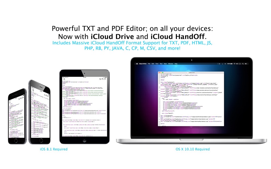 #1. TXT Write (macOS) 由: Mach Software Design