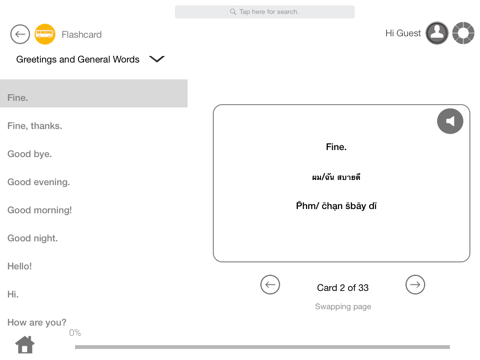 Learn Thai via Videos by GoLearningBus iPad screenshot 5 - Reference app