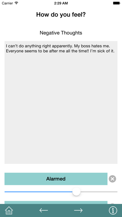 iCouch CBT iPhone screenshot 3 - Health & Fitness app