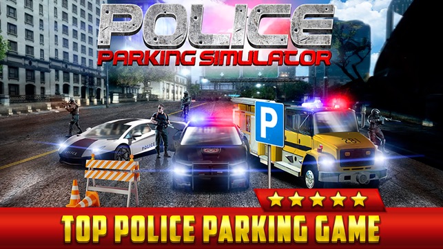 Police Car Parking Simulator Game - Gratuit Jeux de Voiture de Course dans  l'App Store