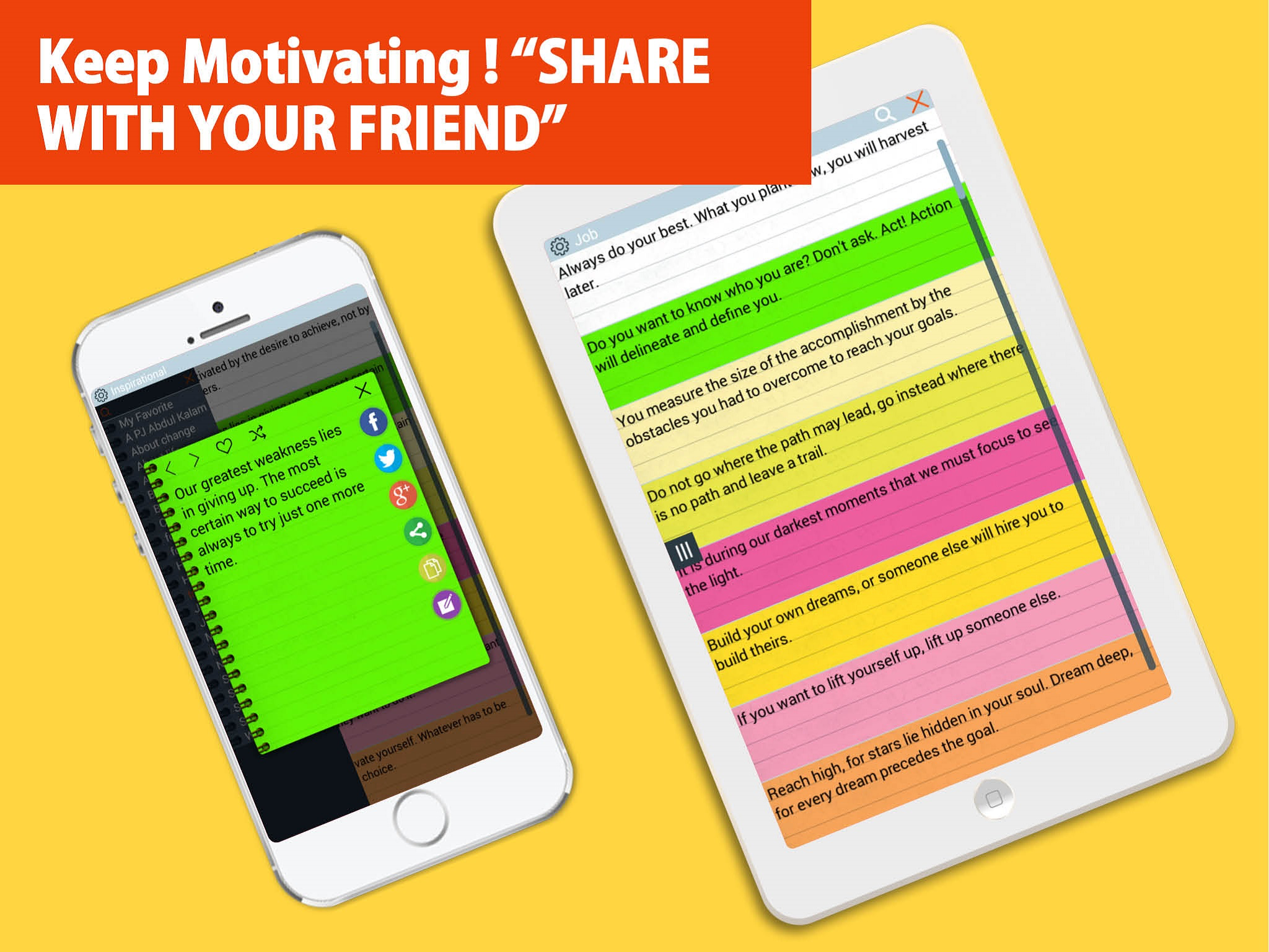 Motivational quotes of famous personalities for Facebook, whatsapp and Twitter