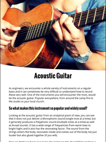 Screenshot #6 pour Home Grown Tones - Home Recording Tips, Tricks and Techniques