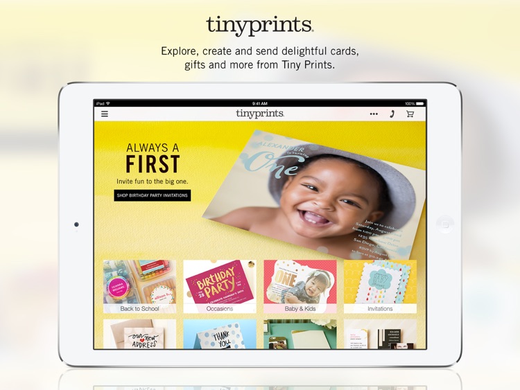 Free Photo App - Create Photo Cards & Gifts at Tiny Prints