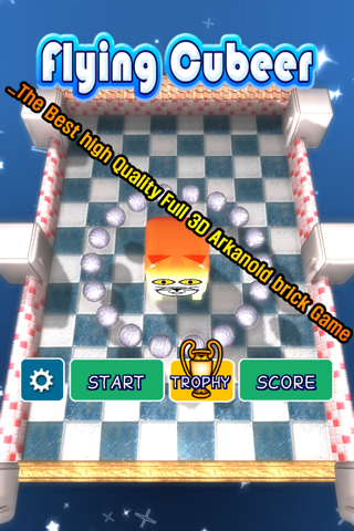 Flying Cubeer - U2 Brick Breaker 3D screenshot 2