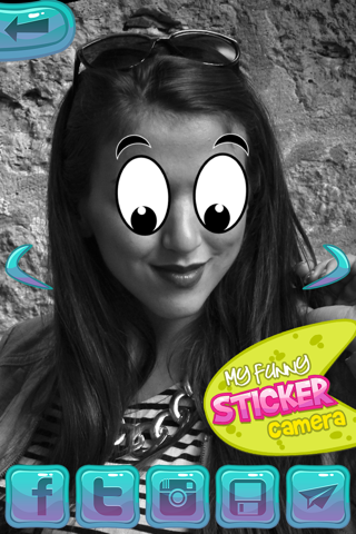 My Funny Sticker Camera: Photo editor with cute deco stamps & image makeover memes screenshot 4