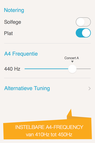 Silvertune: Guitar Tuner screenshot 2