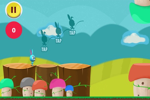 Jumpy the Bunny: Mega Fun Rabbit Jumping & Running through the Forest screenshot 2
