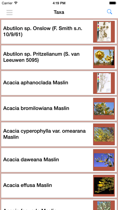 Screenshot #2 pour Rare and Priority Plants of the Pilbara