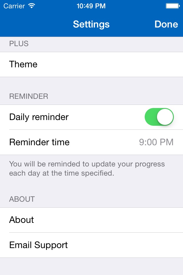 iPhone screenshot