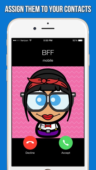 Cute Avatar Creator - Make Funny Cartoon Characters for Your Contacts