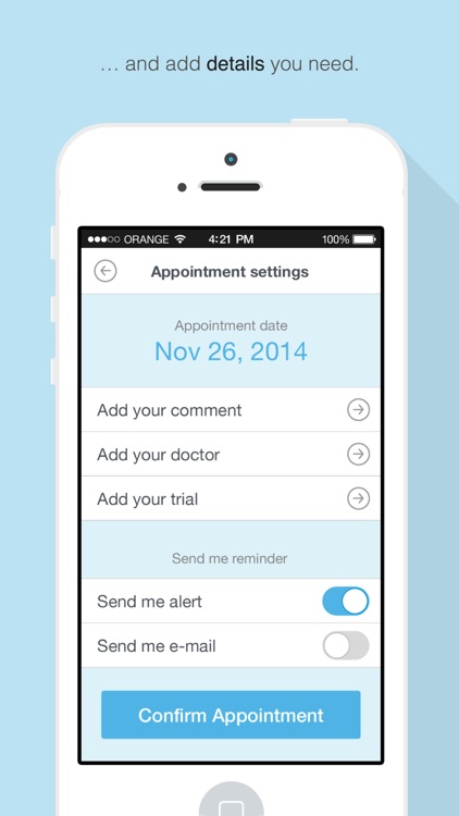 KCR Date Forecaster - Plan your appointments with doctors screenshot-3