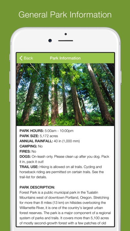 Forest Park Offline Trail Map, Portland, Oregon screenshot-3