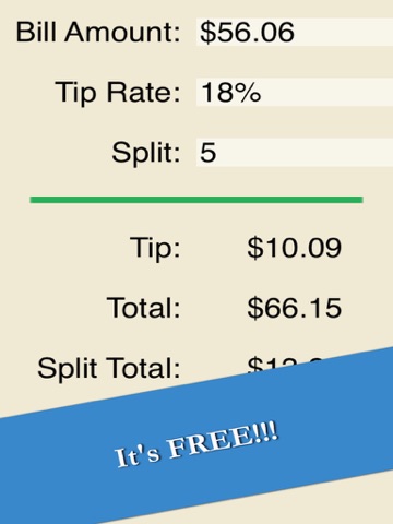 Screenshot #6 pour Calculate Tip - Easy Restaurant Gratuity Calculator Free