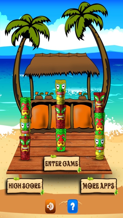 Hawaiian Vacation Beach Ring Toss Game