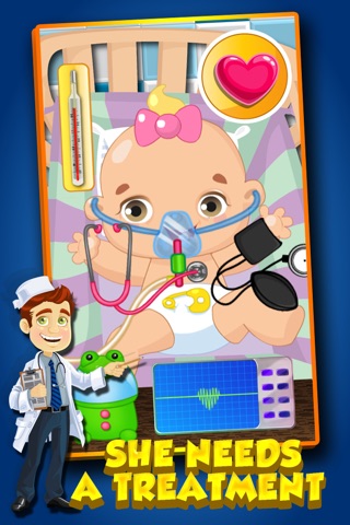 Newborn Baby Clinic - New baby hospital game for mommy and baby care screenshot 4