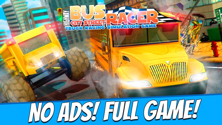 Highway Bus Racer . City Street Truck Racing Simulation Game by Oscar Baro