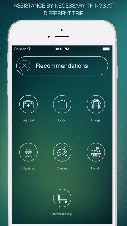 Pack It - The list of required documents and things to the trip