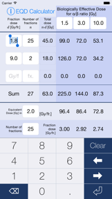 EQD Calculator screenshot