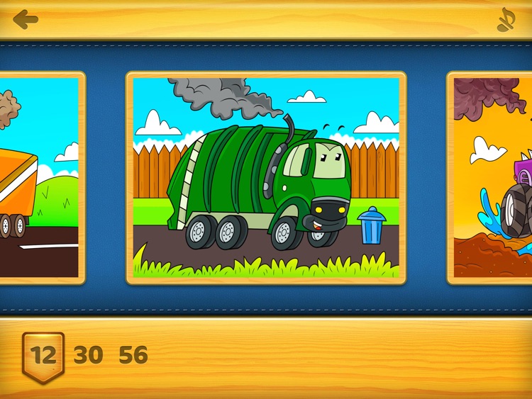 Jigsaw Puzzles (Trucks) - Kids Puzzle Truck Learning Games for Preschoolers screenshot-4