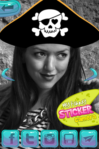 My Funny Sticker Camera: Photo editor with cute deco stamps & image makeover memes screenshot 3