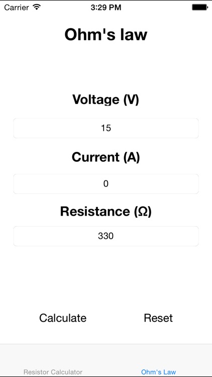 Resistor Color Calculator