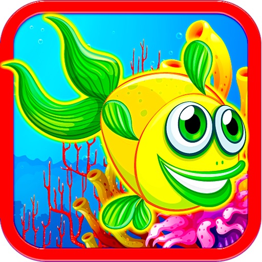 Hungry Fish Feed Mania Match 3 Fat Evolution 2014 - Free HD Saga Edition iOS App